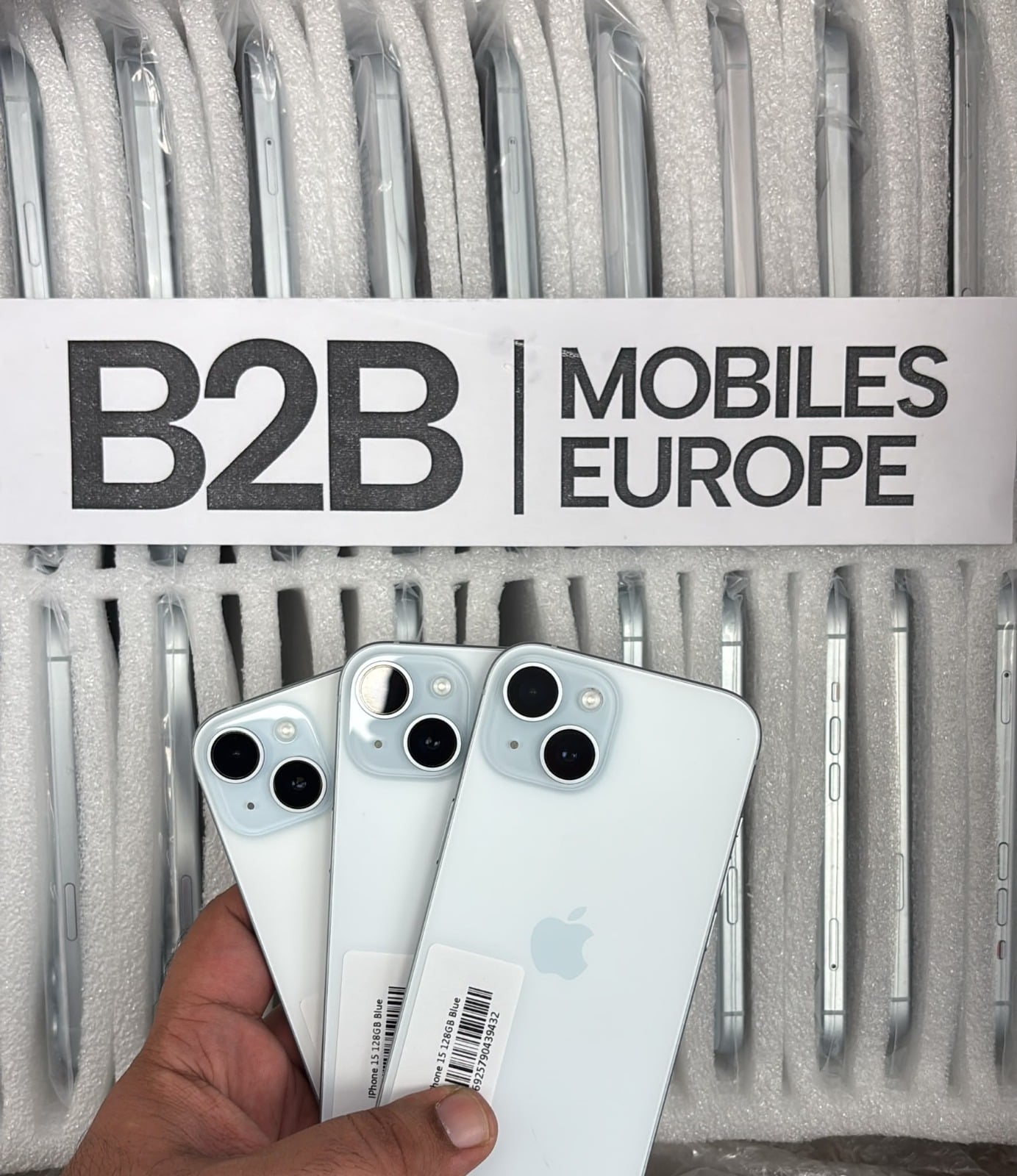 100 Units - iPhone 15 128GB Grade A - Margin VAT / REBU Stock - €385 Each stock offer