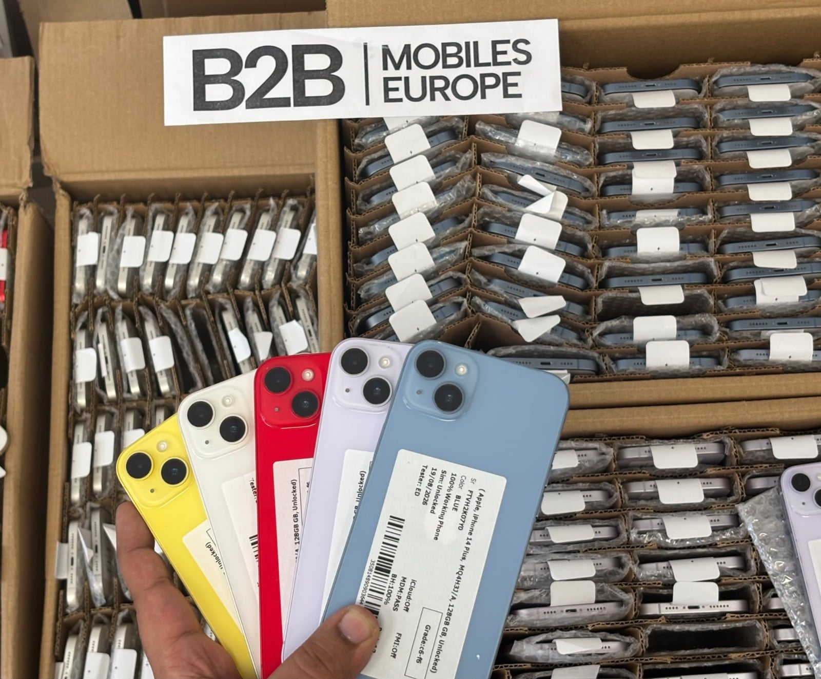 iPhone 14 Plus 128GB - Grade A - 79 Units - €315 Per Unit stock offer